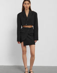 Berlin Cropped Blazer - Sort