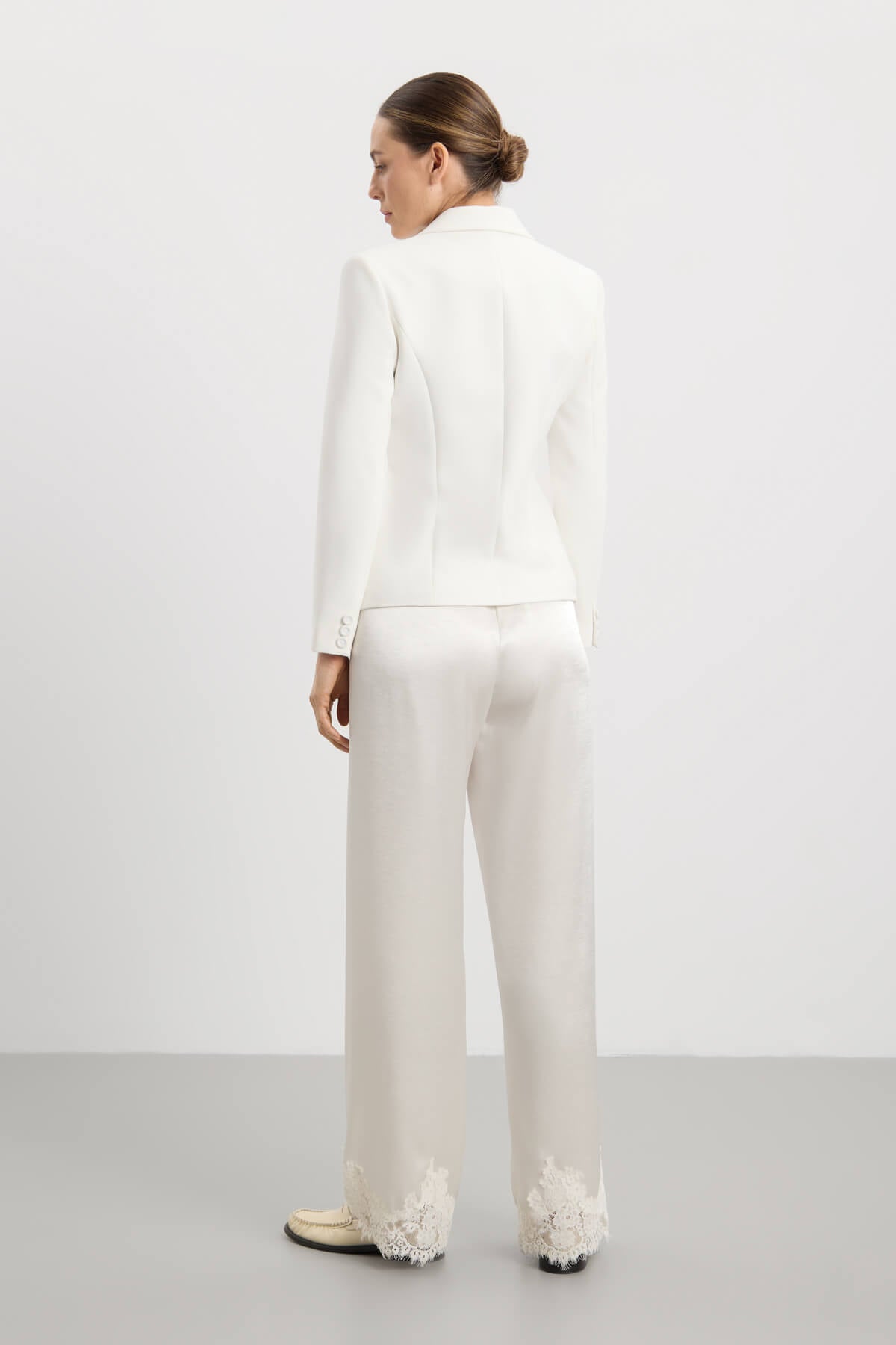 Ames Blonde Bukser - Creme