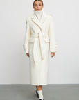 Kelby Coat - Boucle white