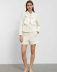 Verona Boucle Jacket - Off-White