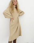 Boston Knitted Dress - Beige