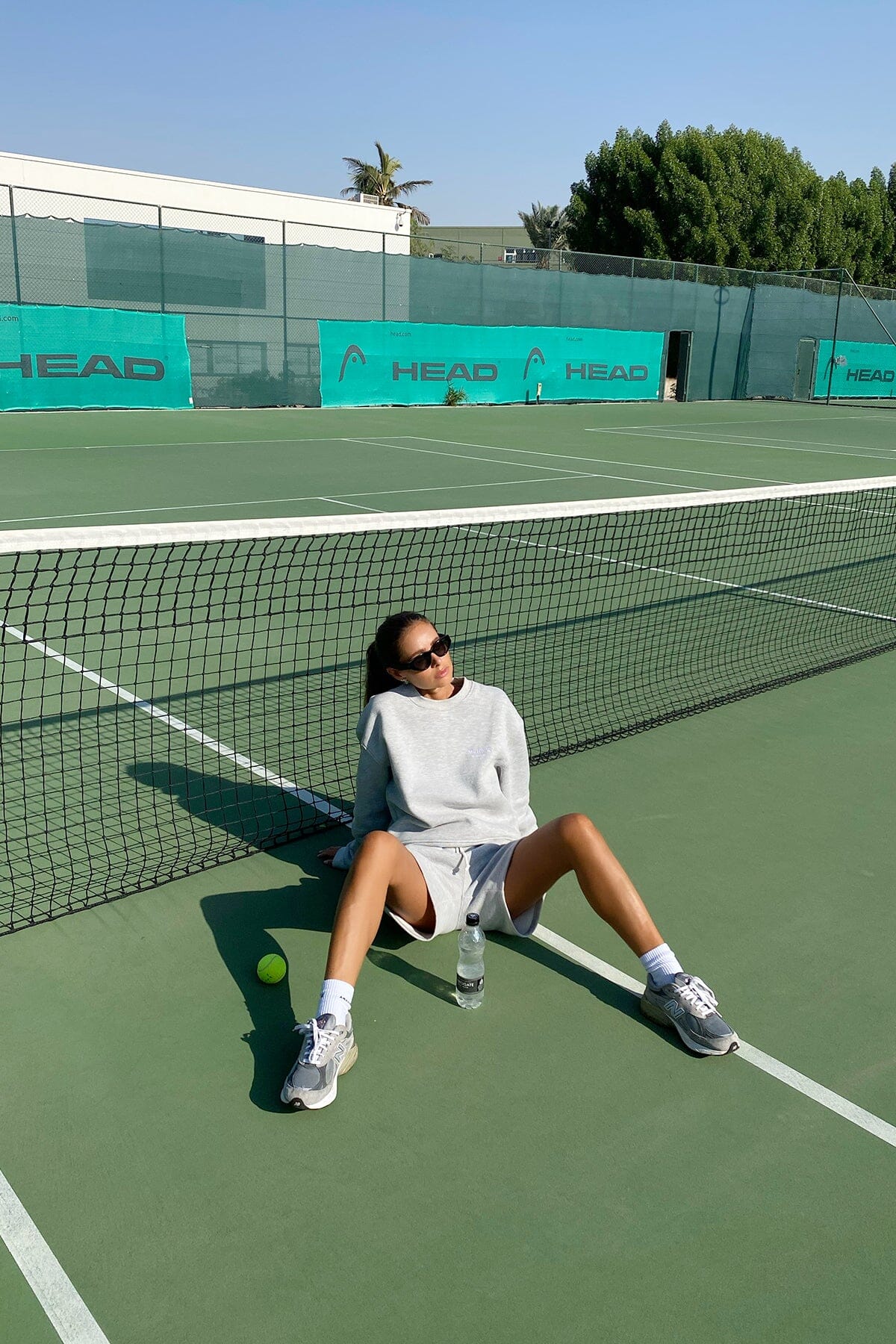 grey sweat shorts